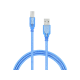 Кабель USB 2.0 AM-BM (3m) blue