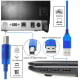 Кабель USB 2.0 AM-BM (3m) blue