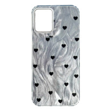 Чехол накладка Print Desing Samsung A32 Сердечки