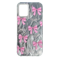 Чехол накладка Print Desing Samsung A32 Розовые бантики