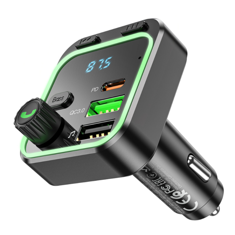 FM Модулятор Borofone BC53 Highway PD20W+QC3.0