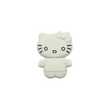Попсокет с подставкой Hello Kitty матовый с зеркальцем Молочный