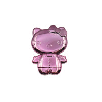 Попсокет с подставкой Hello Kitty с зеркальцем однотонный глянец Розовый