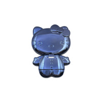 Попсокет с подставкой Hello Kitty с зеркальцем однотонный глянец Синий