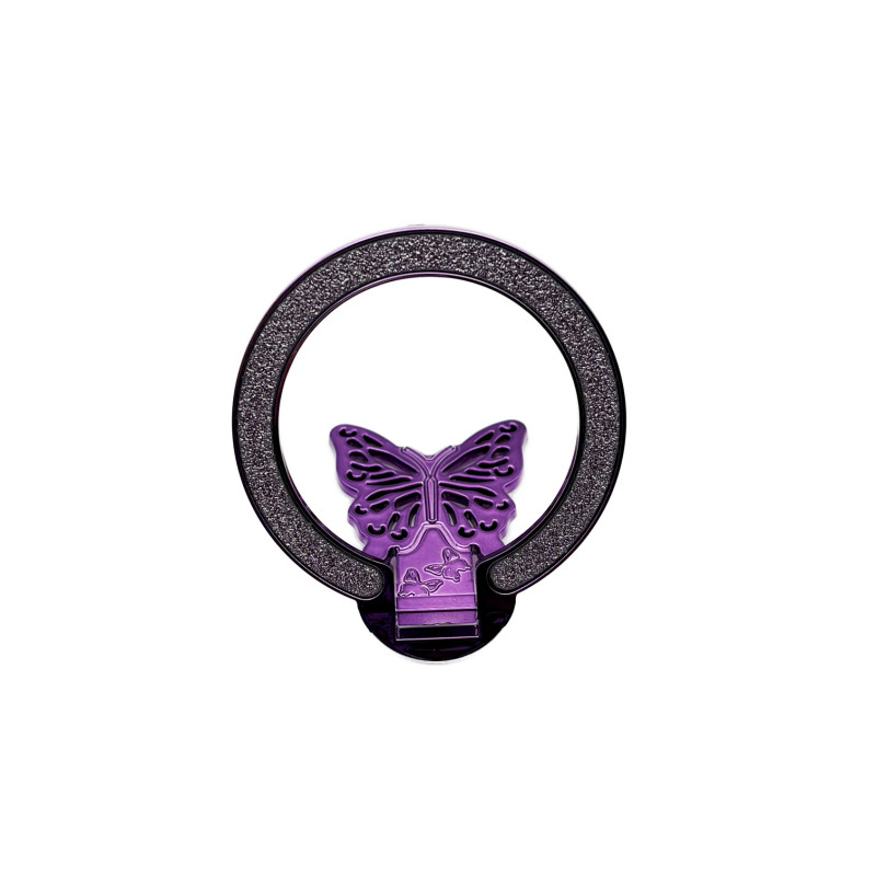Попсокет з підставкою крильцями Butterfly with MagSafe Фіолетовий
