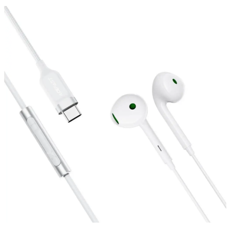 Навушники AceFast L7 Type-C White