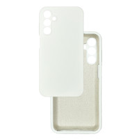 Чехол накладка Silicone Cover Soft Touch ЗК Samsung A15 Белый
