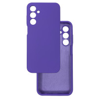 Чехол накладка Silicone Cover Soft Touch ЗК Samsung A25 Ультафиолетовый