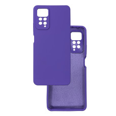 Чехол накладка Silicone Cover Soft Touch ЗК Xiaomi Redmi Note 11 Pro / Note 12 Pro 4G / Poco X4 NFC Ультрафиолет