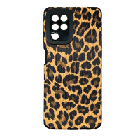 Чехол накладка Animal Case Samsung A22 / M32 / M22 Коричневый Леопард