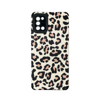 Чохол накладка Animal Case Samsung A31 Рожевий Леопард