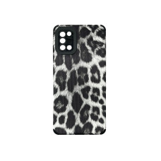 Чехол накладка Animal Case Samsung A31 Серый Леопард