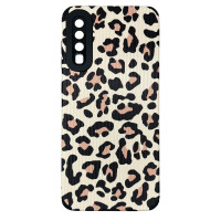 Чехол накладка Animal Case Samsung A50 / A30s Розовый Леопард