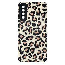 Чехол накладка Animal Case Samsung A50 / A30s Розовый Леопард