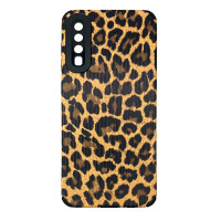 Чехол накладка Animal Case Samsung A50 / A30s Коричневый Леопард