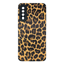 Чехол накладка Animal Case Samsung A50 / A30s Коричневый Леопард