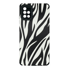Чехол накладка Animal Case Samsung A51 Зебра