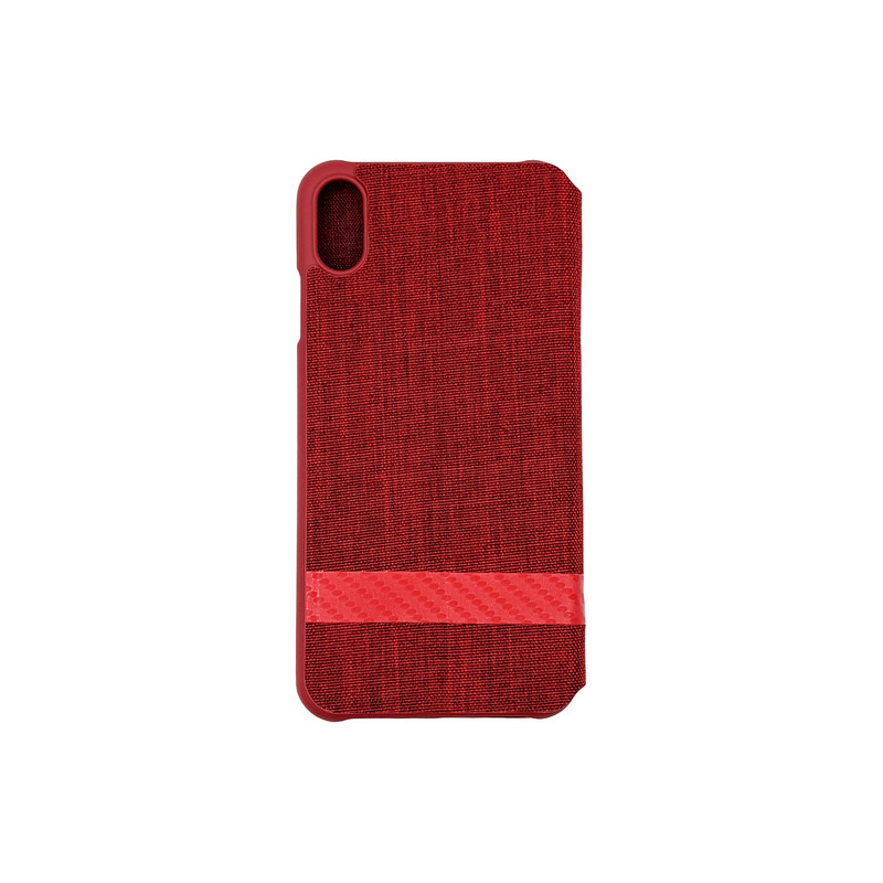 Чохол книжка G-case Textile iPhone X/Xs Red