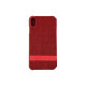 Чохол книжка G-case Textile iPhone X/Xs Red