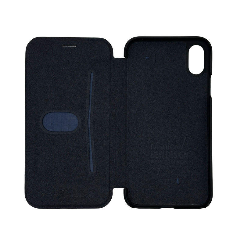 Чехол книжка G-case Leather iPhone Xs Max Black