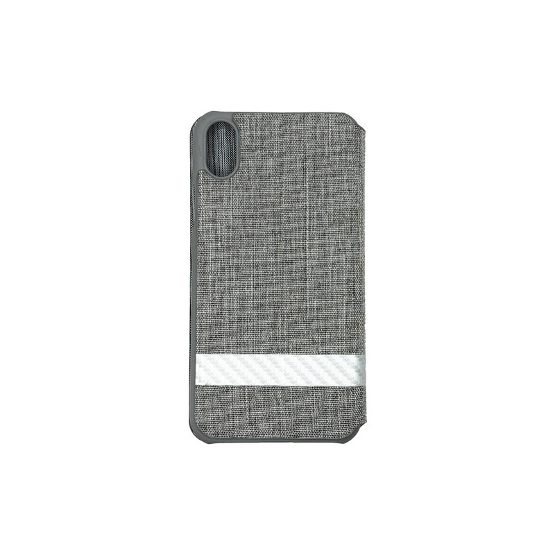 Чехол книжка G-case Textile iPhone Xr Grey