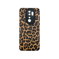 Чехол накладка Animal Case Xiaomi Redmi Note 8 Pro Коричневый Леопард