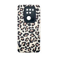 Чохол накладка Animal Case Xiaomi Redmi Note 9 Рожевий Леопард