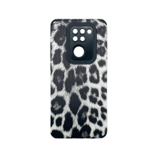 Чохол накладка Animal Case Xiaomi Redmi Note 9 Сірий Леопард