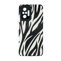 Чехол накладка Animal Case Xiaomi Redmi Note 10 Pro / Max Зебра