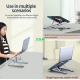 Настольная складная подставка для ноутбука Laptop Stand N8 18inch Aluminum (18*28см)
