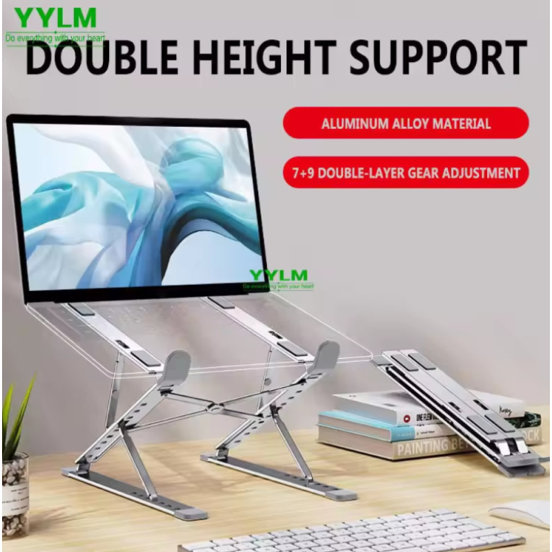 Настольная складная подставка для ноутбука Laptop Stand N8 18inch Aluminum (18*28см)