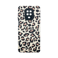 Чехол накладка Animal Case Xiaomi Redmi Note 9s / Pro / Max Розовый Леопард