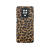Чехол накладка Animal Case Xiaomi Redmi Note 9s / Pro / Max Коричневый Леопард