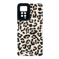 Чехол накладка Animal Case Xiaomi Redmi Note 11 Pro / Note 12 Pro 4G / Poco X4 NFC Розовый Леопард