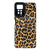 Чехол накладка Animal Case Xiaomi Redmi Note 11 Pro / Note 12 Pro 4G / Poco X4 NFC Коричневый Леопард