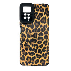 Чехол накладка Animal Case Xiaomi Redmi Note 11 Pro / Note 12 Pro 4G / Poco X4 NFC Коричневый Леопард