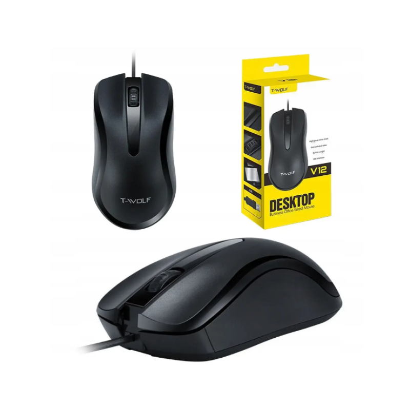 Миша дротова USB TWolf V12