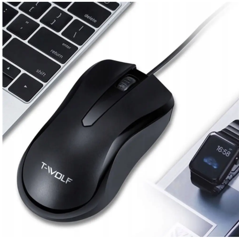 Миша дротова USB TWolf V12