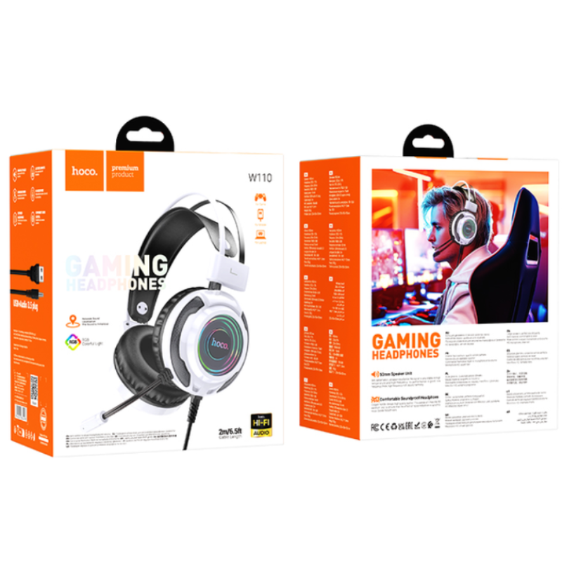 Навушники дротові Ігрові Hoco W110 Resource