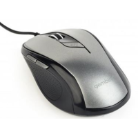 Миша провідна Gembird MUS-6B-01-BG Silver-Black