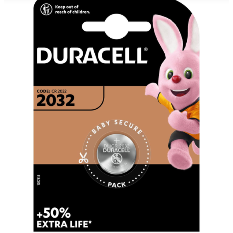 Батарейка Duracell CR2032 Li-Ion 3V