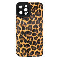 Чохол накладка Animal Case iPhone 12 Pro Коричневий Леопард