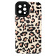 Чехол накладка Animal Case iPhone 12 Pro Розовый Леопард