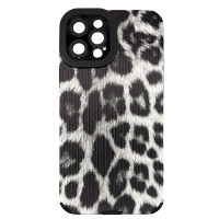 Чохол накладка Animal Case iPhone 12 Pro Сірий Леопард
