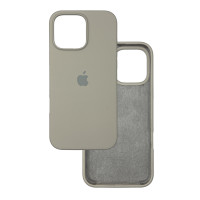 Чохол Silicone Case iPhone 16 Pro Max Сірий (Stone)