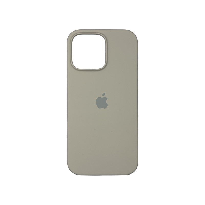 Чехол Silicone Case iPhone 16 Pro Max Серый (Stone)