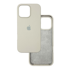 Чехол Silicone Case iPhone 16 Pro Max Серый (Pebble)