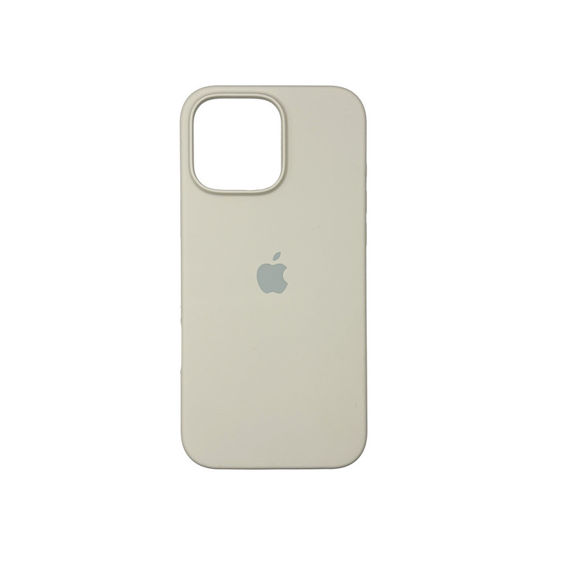 Чехол Silicone Case iPhone 16 Pro Max Серый (Pebble)