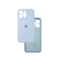 Чохол Silicone Case Camera Protective iPhone 15 Pro Max Блакитний (Blue)