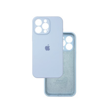 Чехол Silicone Case Camera Protective iPhone 15 Pro Max Голубой (Blue)